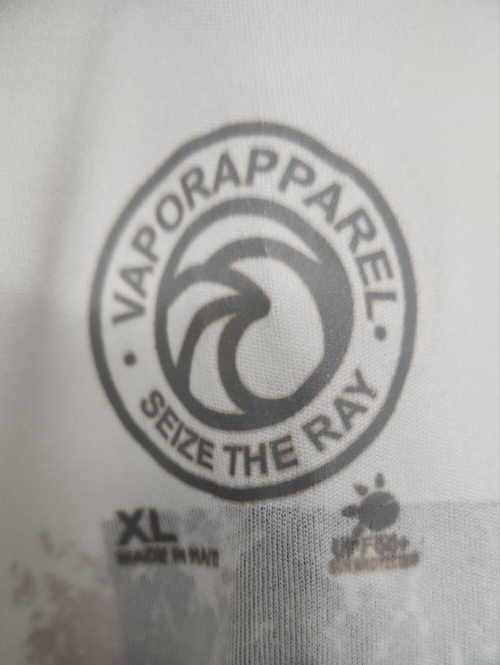 Vapor Apparel White Short-Sleeve Tee with Flag Graphic - Picture 2 of 5